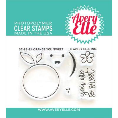 Avery Elle Clear Stamps - Orange You Sweet